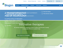 Tablet Screenshot of biogen.com