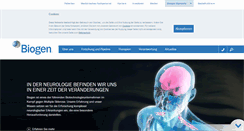 Desktop Screenshot of biogen.de