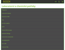 Tablet Screenshot of eshop.biogen.cz